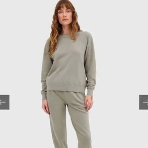 MATE the label Organic Cotton Terry sweat shirt and pants